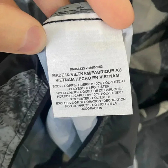 Nike Track & Field Windrunner Camo Mens XL Windbreaker Lightweight Packable - Picture 5 of 7